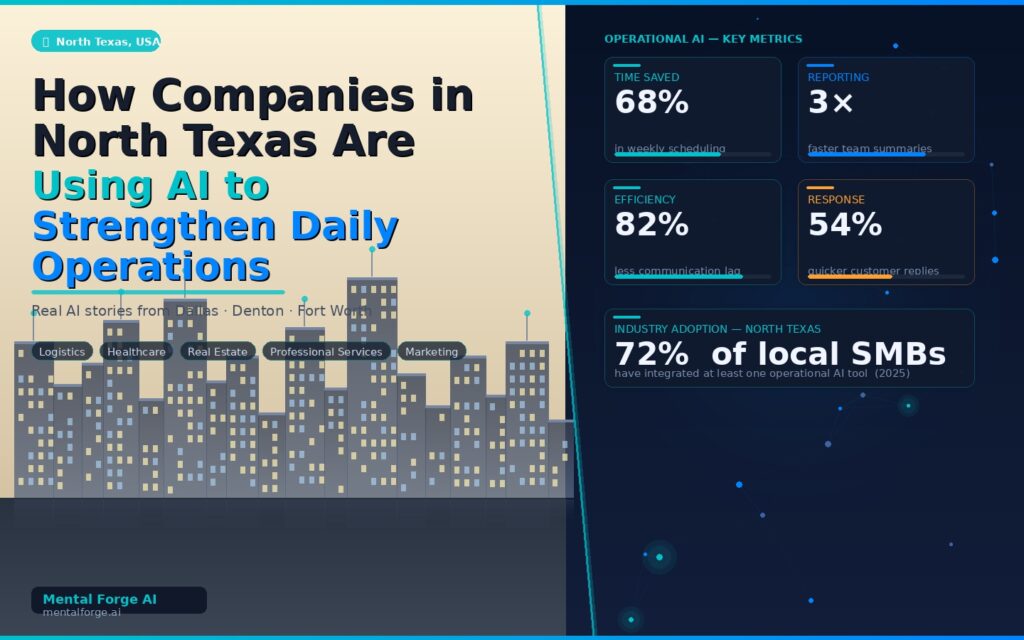 How Companies in North Texas Are Using AI to Strengthen Daily Operations